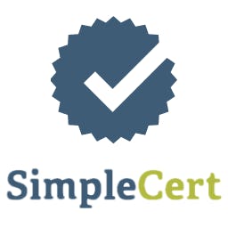 SimpleCert Logo